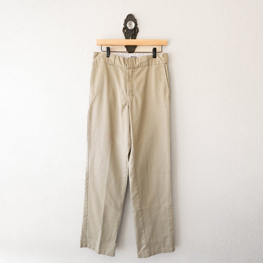 Dickies 874 Original Fit 30x34 Khaki Work Pants Straight Leg Classic USA